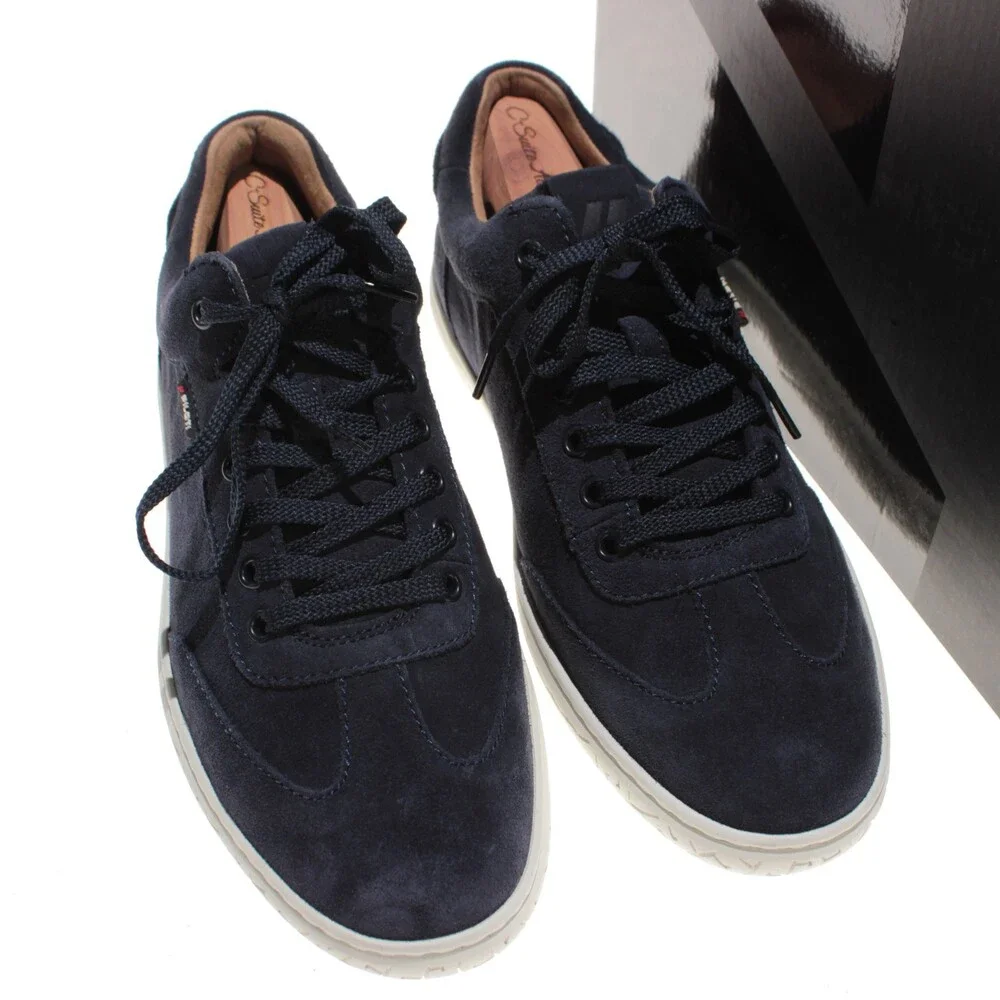 Piloti NWB Shift Lace Up Driving Sneakers Size 7 US in Midnight Blue Suede